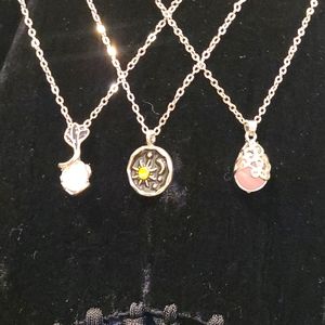 Silver Pendant Necklaces NWOT